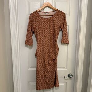 Like New Ellie Kai Geometric Print Signature Fabric Dress